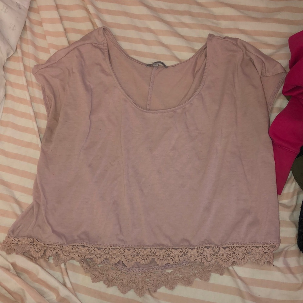 Mauve Crop Top